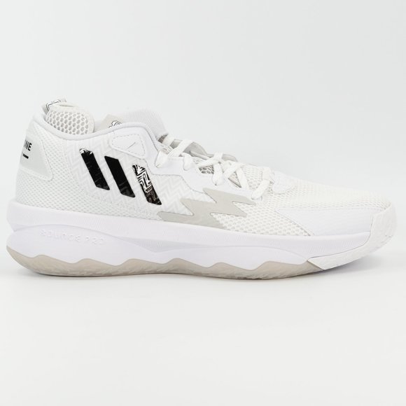 Adidas Dame 8 'Admit One - Cloud White' GY6462 Basketball Sneakers size 10.5 - Picture 2 of 10